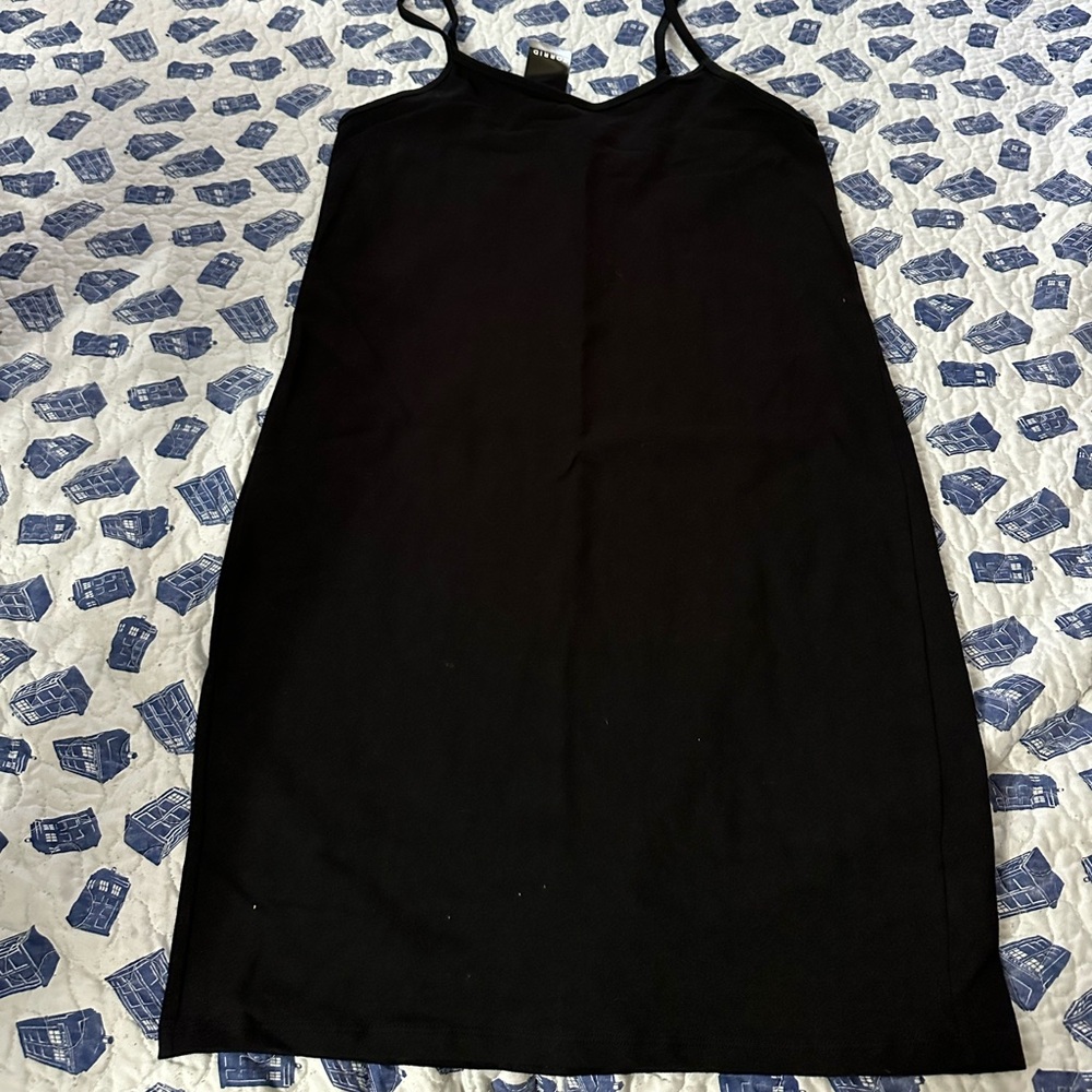 Torrid Deep Black Mini Foxy Cami Dress